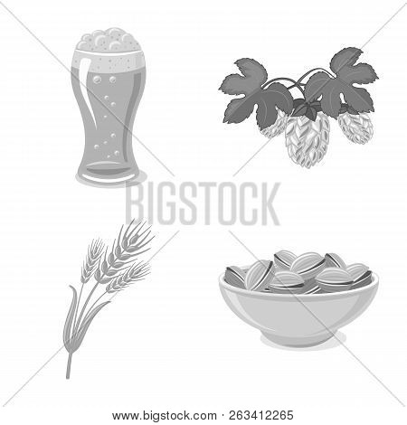 Vector Design Of Pub And Bar Symbol. Set Of Pub And Interior Stock Vector Illustration.
