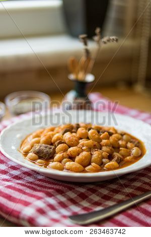 Baked Beans / Kuru Fasulye / Turkish Food.