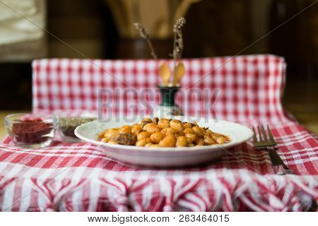 Baked Beans / Kuru Fasulye / Turkish Food.