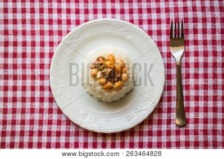 Baked Beans On A Rice / Kuru Fasulye.