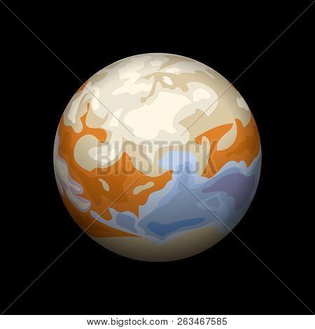 Io Planet Icon. Isometric Of Io Planet Vector Icon For Web Design Isolated
