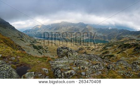 Czarny Staw Polski, High Tatra, Poland, View From Zawrat