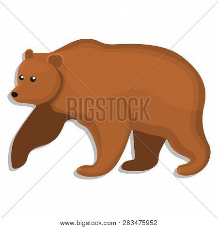 Brown Bear Icon. Cartoon Of Brown Bear Vector Icon For Web Design Isolated