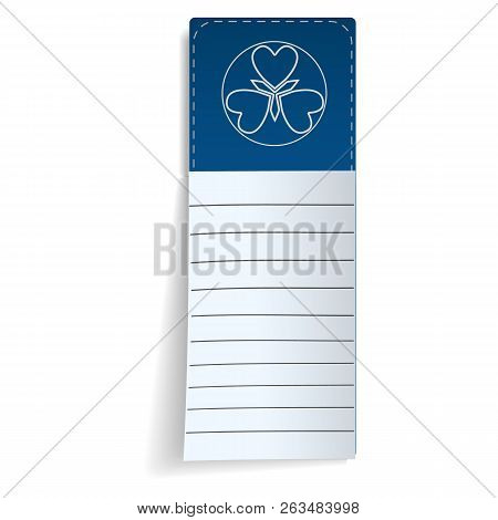 Note Stick Paper Icon. Realistic Illustration Of Note Stick Paper Vector Icon For Web Design