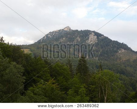 Summit Rock Panorama Landscape Of The Mountains In South Tyrol Italy Europe