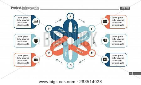 Flower Chart Slide Template Design. Element Of Chart, Diagram, Infographic. Concept For Presentation