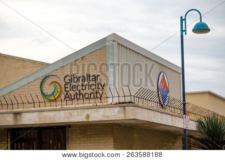 Gibraltar, United Kingdom, 30th September 2018:- Waterport Power Station Run By Gibraltar Electricit