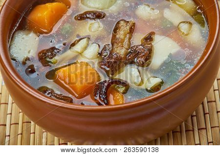 Mushroom Yushka Soup