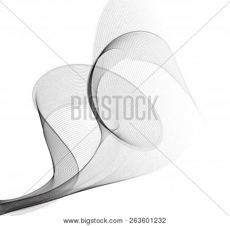 Abstract Vector Background, Cray Smoke Wave. Vapour