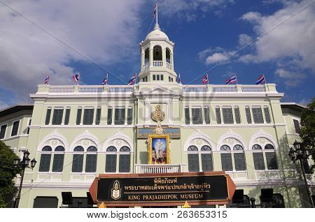 Bangkok, Thailand - October 13, 2018 : King Prajadhipok Museum Is A Museum In Pom Prap Sattru Phai D