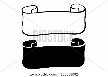 Ribbon Banners Blank Vector Photo Free Trial Bigstock