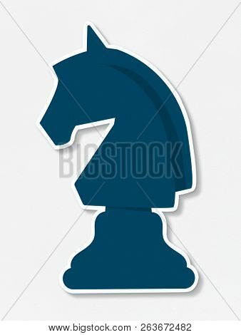 Chess Icon parts vector illustration