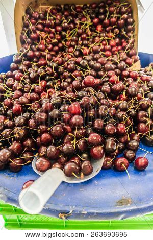Cherries At The Supermarket