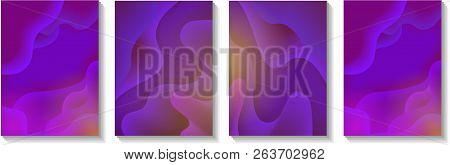 Colorful Geometric Background. Fluid Shapes Composition. Eps10 Vector.
