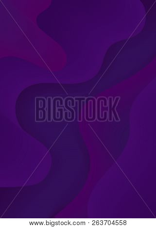 Colorful Geometric Background. Fluid Shapes Composition. Eps10 Vector.