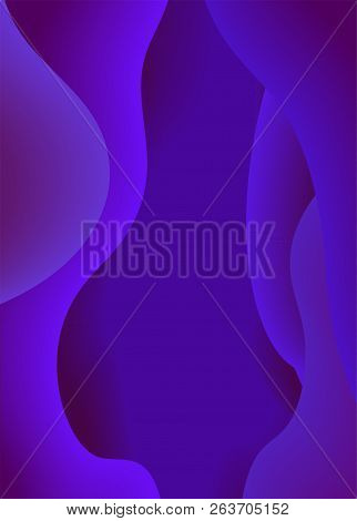 Colorful Geometric Background. Fluid Shapes Composition. Eps10 Vector.