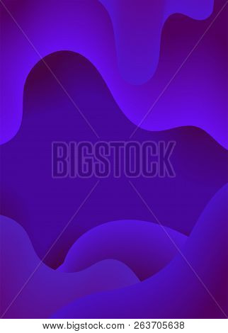 Colorful Geometric Background. Fluid Shapes Composition. Eps10 Vector.