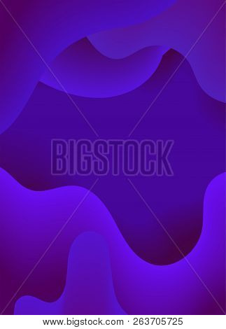 Colorful Geometric Background. Fluid Shapes Composition. Eps10 Vector.