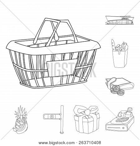 Vector Design Of Food And Drink Icon. Set Of Food And Store Stock Vector Illustration.