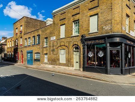 London October 2018. A View Of Beautiful Georgian Streets In Waterloo In London.