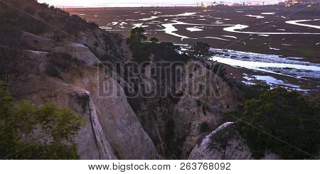 Vast San Elijo Lagoon Bordered By Solana Beach