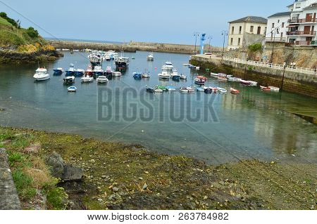Beautiful Views Of The Fishing Port Of Tapia De Casariego. Nature, Travel, Recreation. August 2, 201
