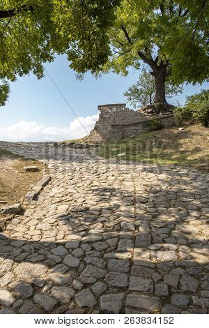 Nebet Tepe Hill With Ruins And Old Cobblestone Path.