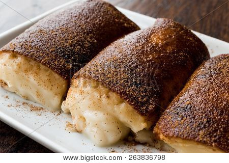 Turkish Traditional Desert Kazandibi / Milk Pudding