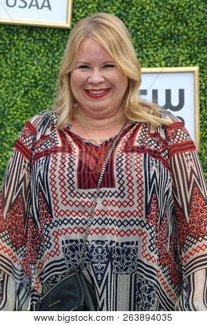 LOS ANGELES - OCT 14:  Julie Plec at the CW Network's Fall Launch Event  at the Warner Brothers Studios on October 14, 2018 in Burbank, CA