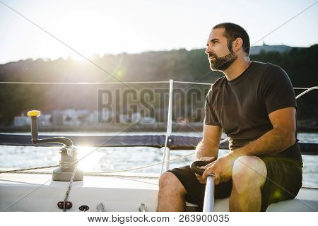 Yaghting Adventure People On The High Sea