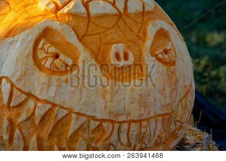 Chadds Ford, Pa - October 18: The Great Pumpkin Carve Carving Contest On October 18, 2018