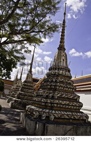 Pra-chetupon chrám Bangkok Thajsko