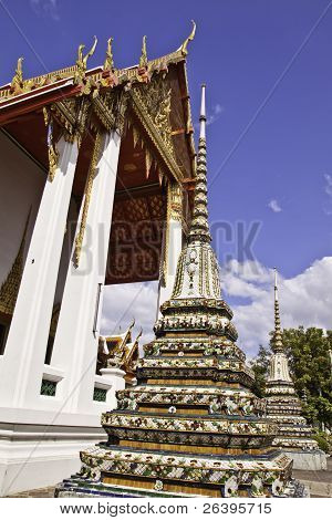 Pra-chetupon chrám Bangkok Thajsko