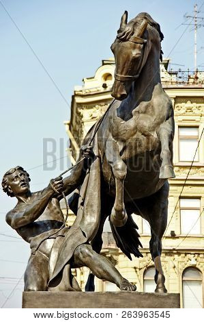 St.petersburg, Russia - Sept 12, 2018: Monument 