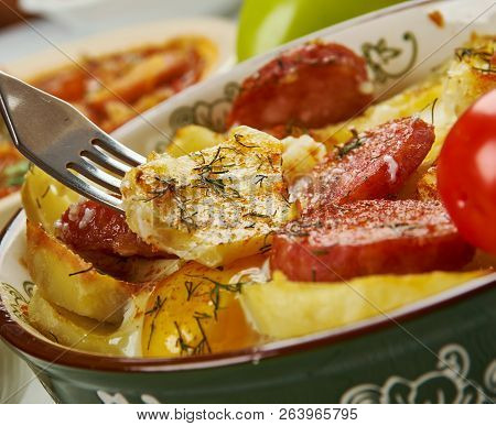 Hungarian  Rakott Krumpli