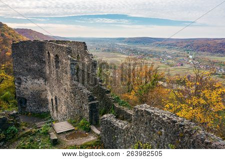 View From The Wall Of Nevytsky Castle
