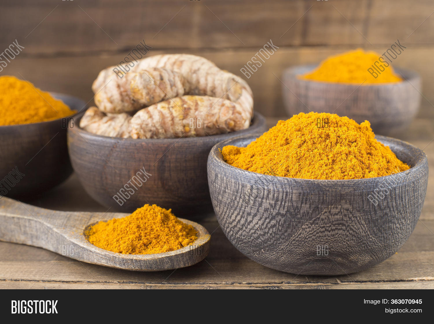 Turmeric Powder Fresh Image & Photo (Free Trial) Bigstock