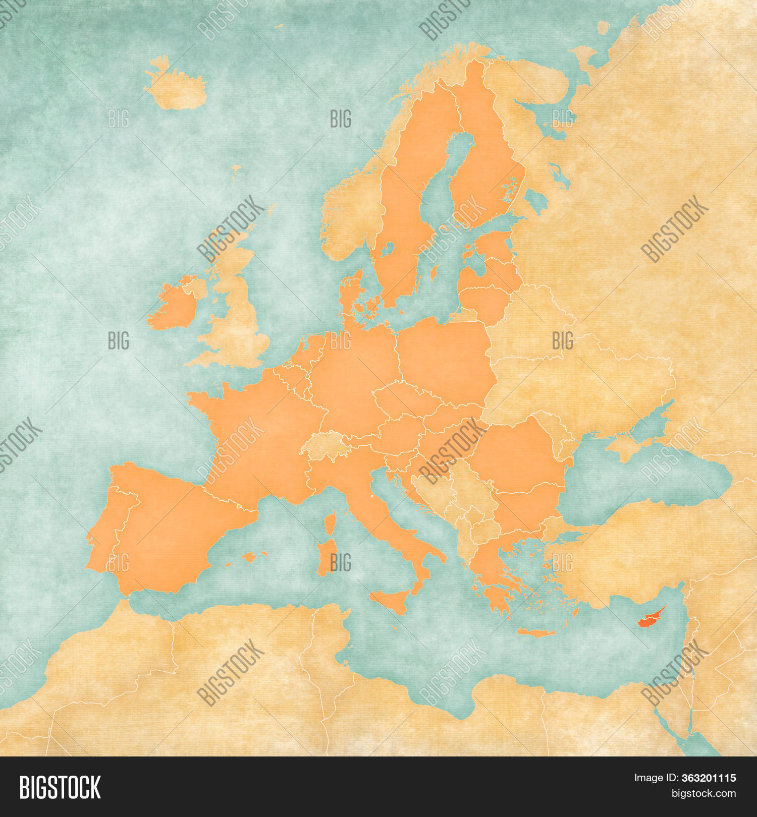 WHERE IS CYPRUS ON THE EUROPEAN MAP visual data 8