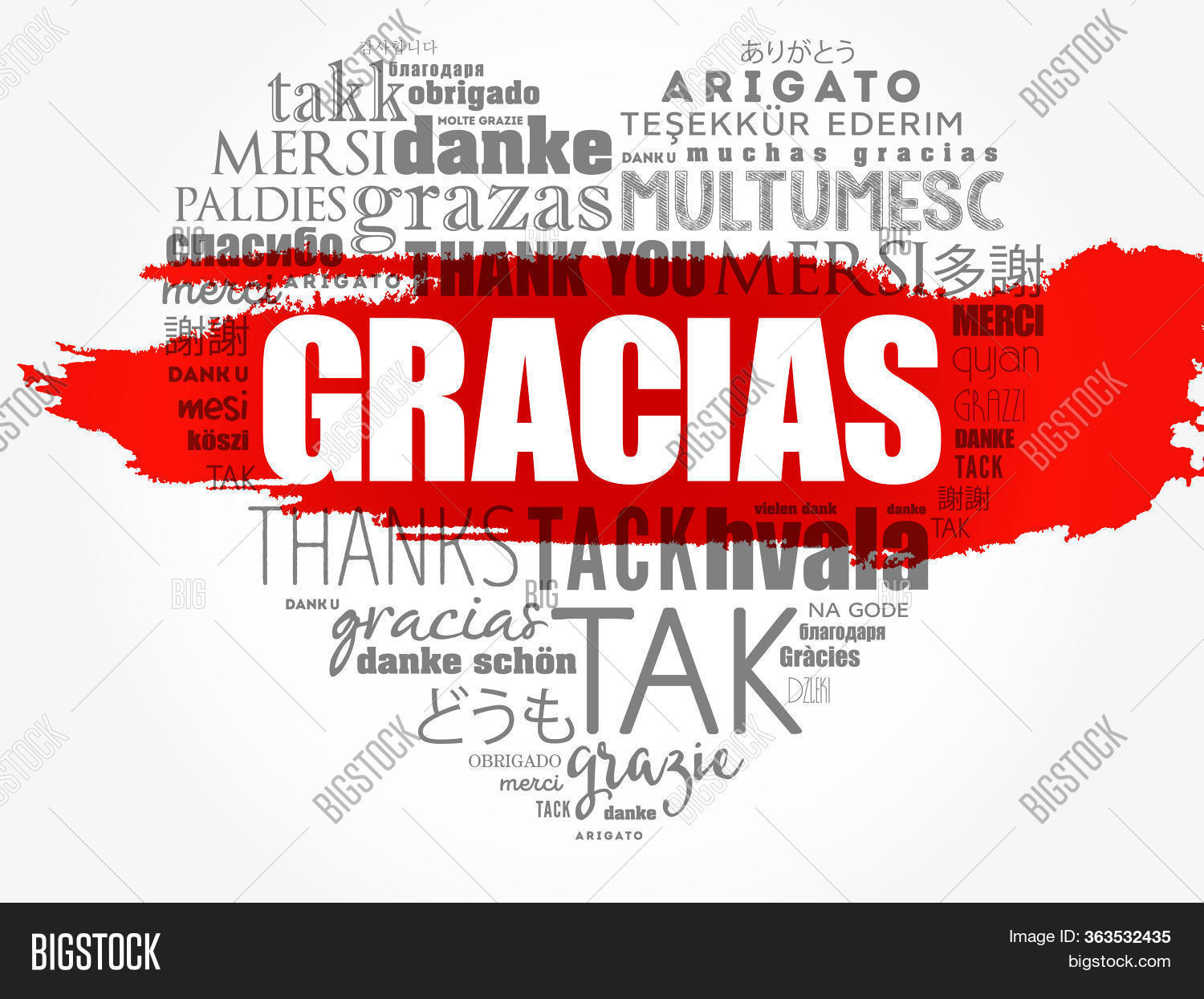 Gracias (thank You Image & Photo (Free Trial) Bigstock