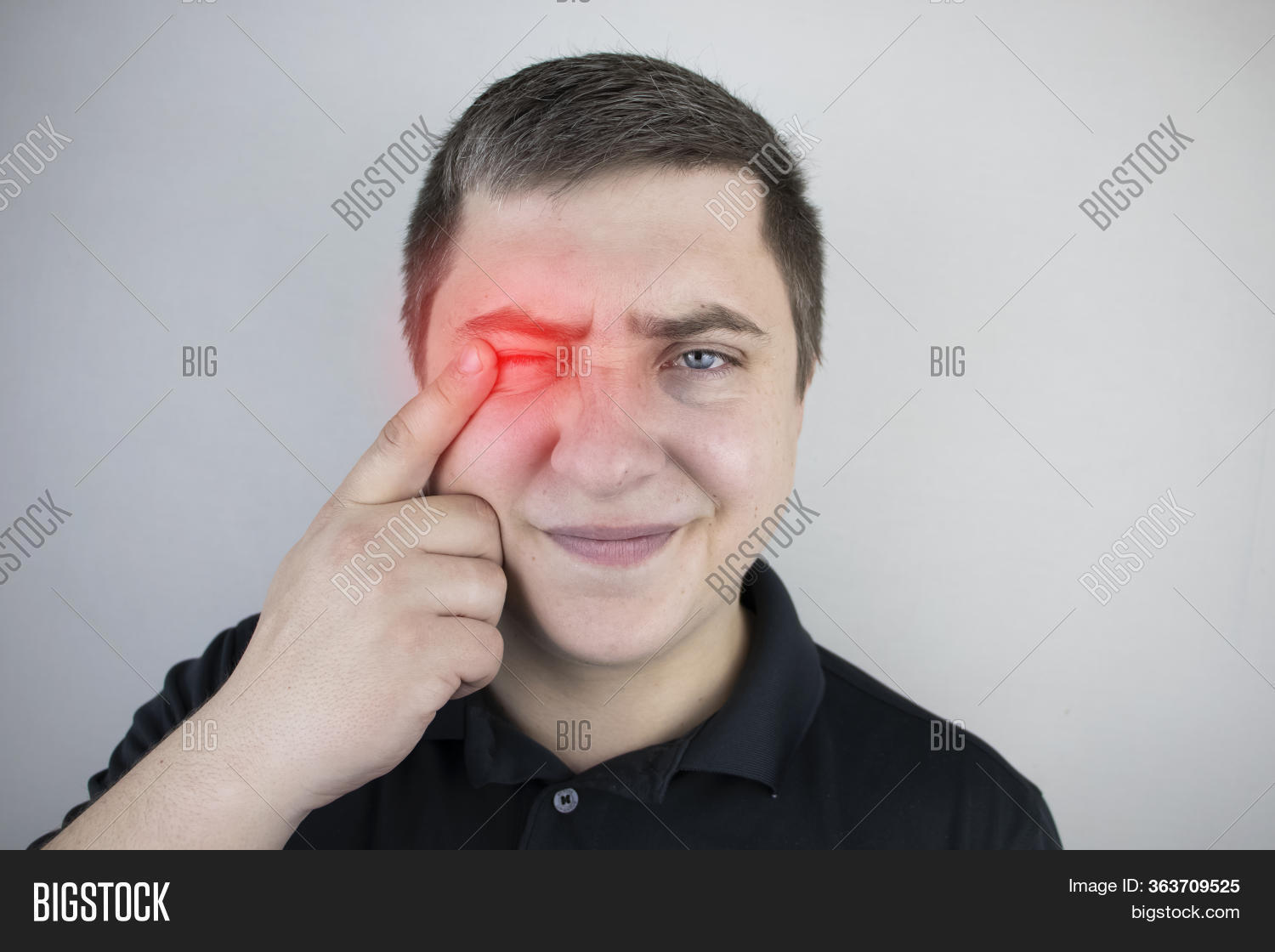 Man Suffers Pain Eye. Image & Photo (Free Trial) Bigstock