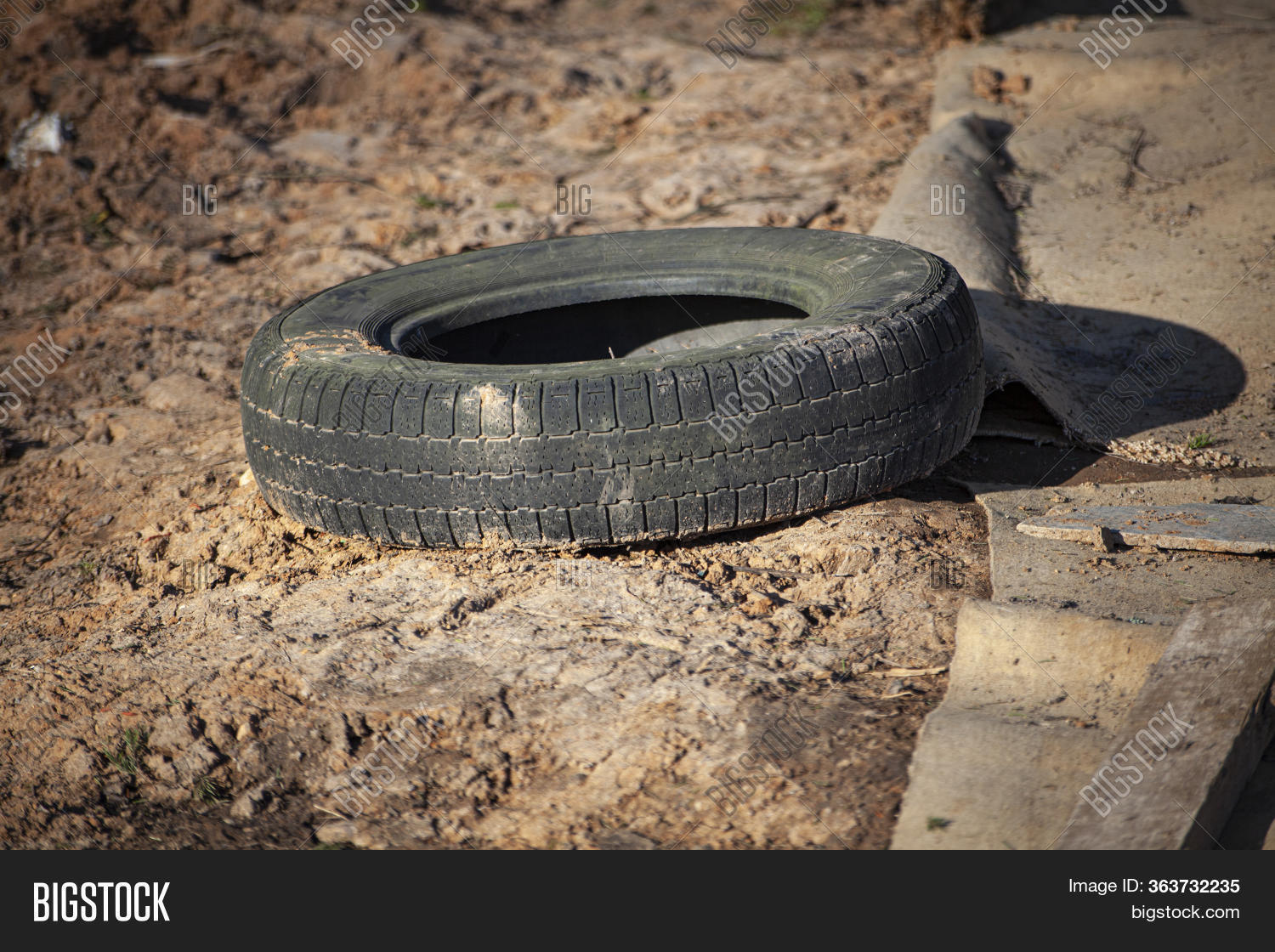 Wheels Lying On Ground Image & Photo (Free Trial) Bigstock