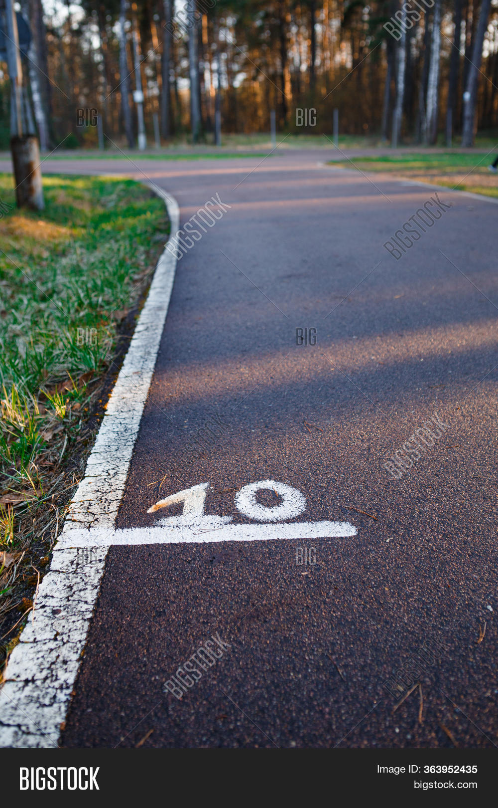Running Asphalt Track Image & Photo (Free Trial) | Bigstock