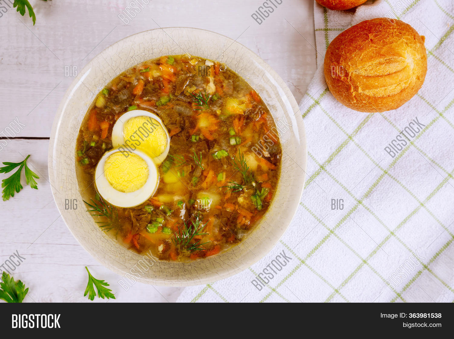 Vegetable Soup Egg Image & Photo (Free Trial) Bigstock