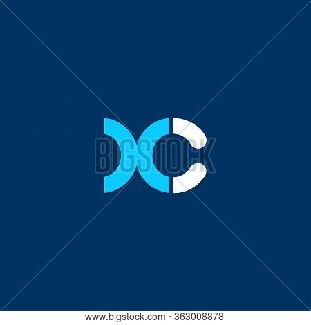Initial Xc Logo Monogram Design Template. Modern Logo Elegant Style Simple Shape.