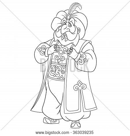 Coloring Page Vector Photo Free Trial Bigstock