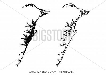 Messina City (italian Republic, Italy, Sicily) Map Vector Illustration, Scribble Sketch City Of Mess