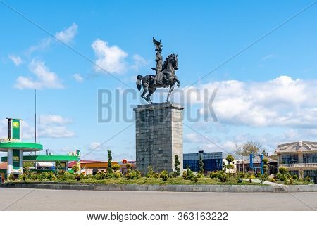 Poti, Georgia - 24 April, 2020: Statue Of Tsotne Dadiani In Poti, Georgia