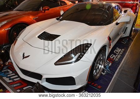 Pasig, Ph - May 5 - Chevrolet Corvette Stingray At Hot Import Nights Car Show On May 5, 2019 In Pasi