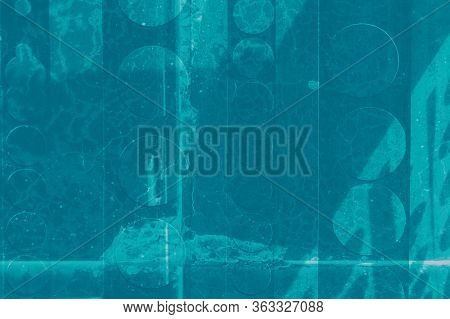 Abstract Turquoise, Celadon And Aquamarine Colors Background For Design.