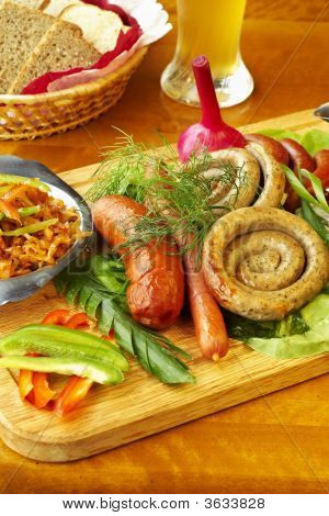 Bayerische Wurst grill